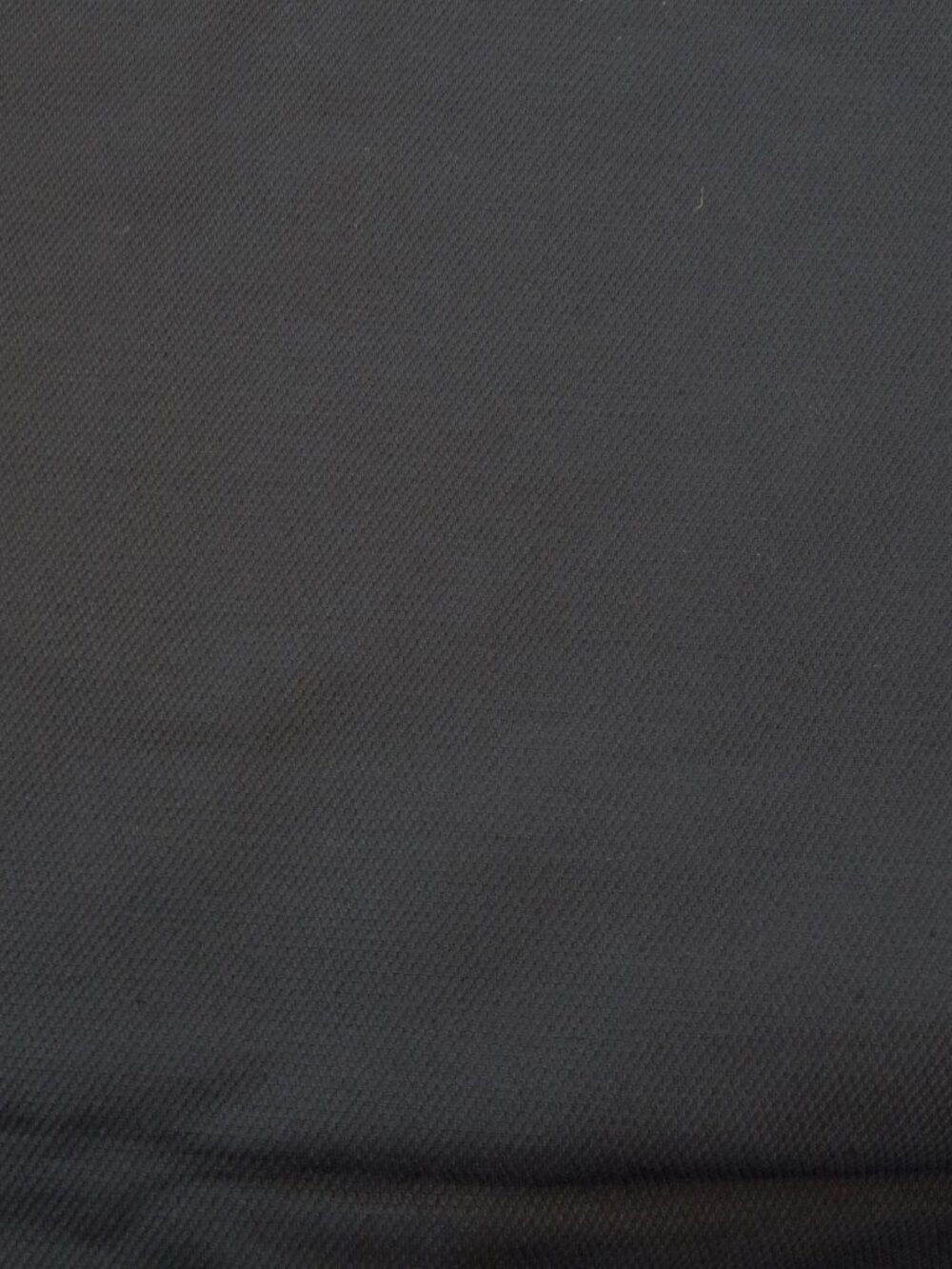 2 yds black cotton pique fabric textured 43" wide
